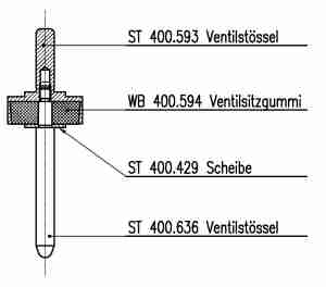 tappet complete WB 400 607-U